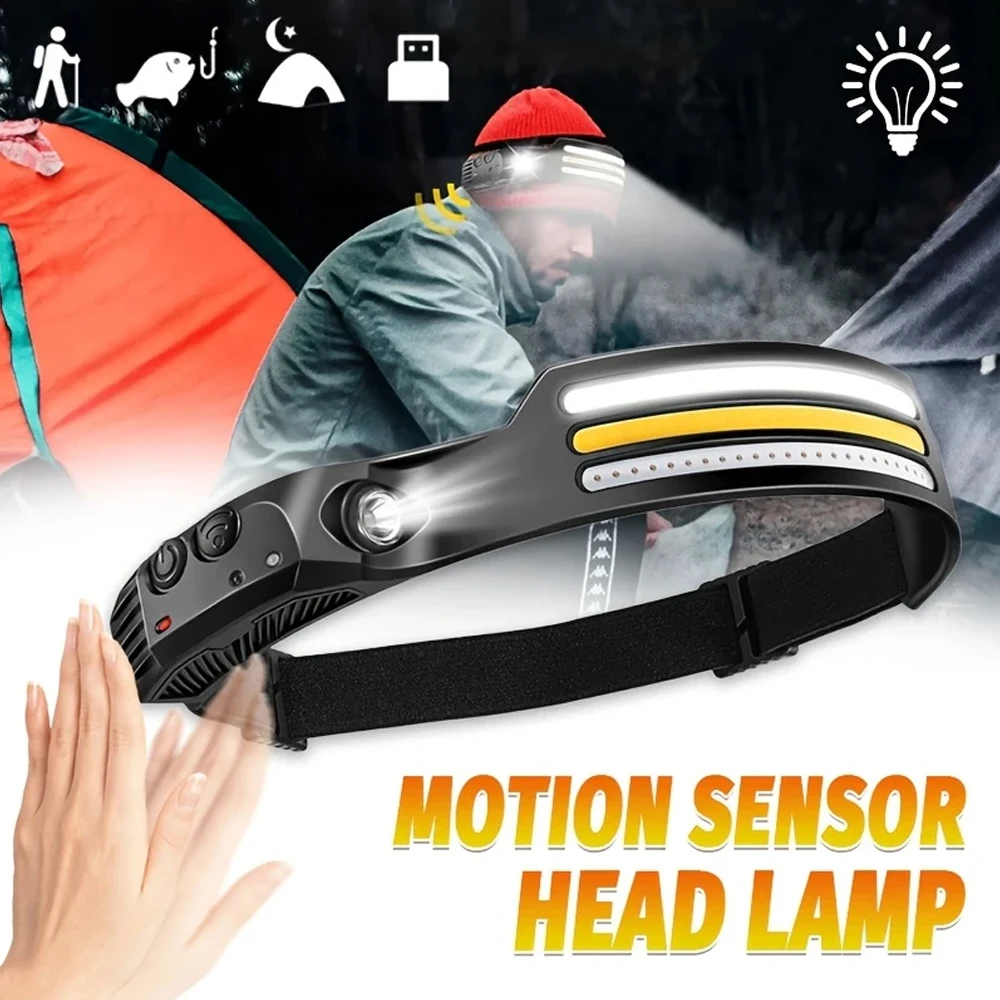 Fish Finder Battery - Lampe frontale à Induction LED COB