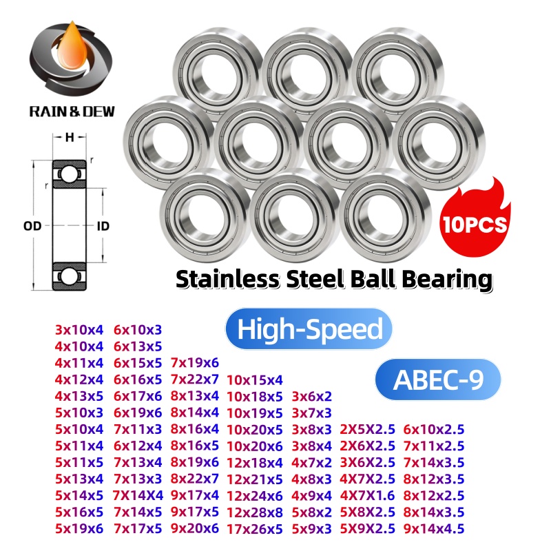 Abu Garcia Reel Revo - Roulements à billes en acier inoxydable
