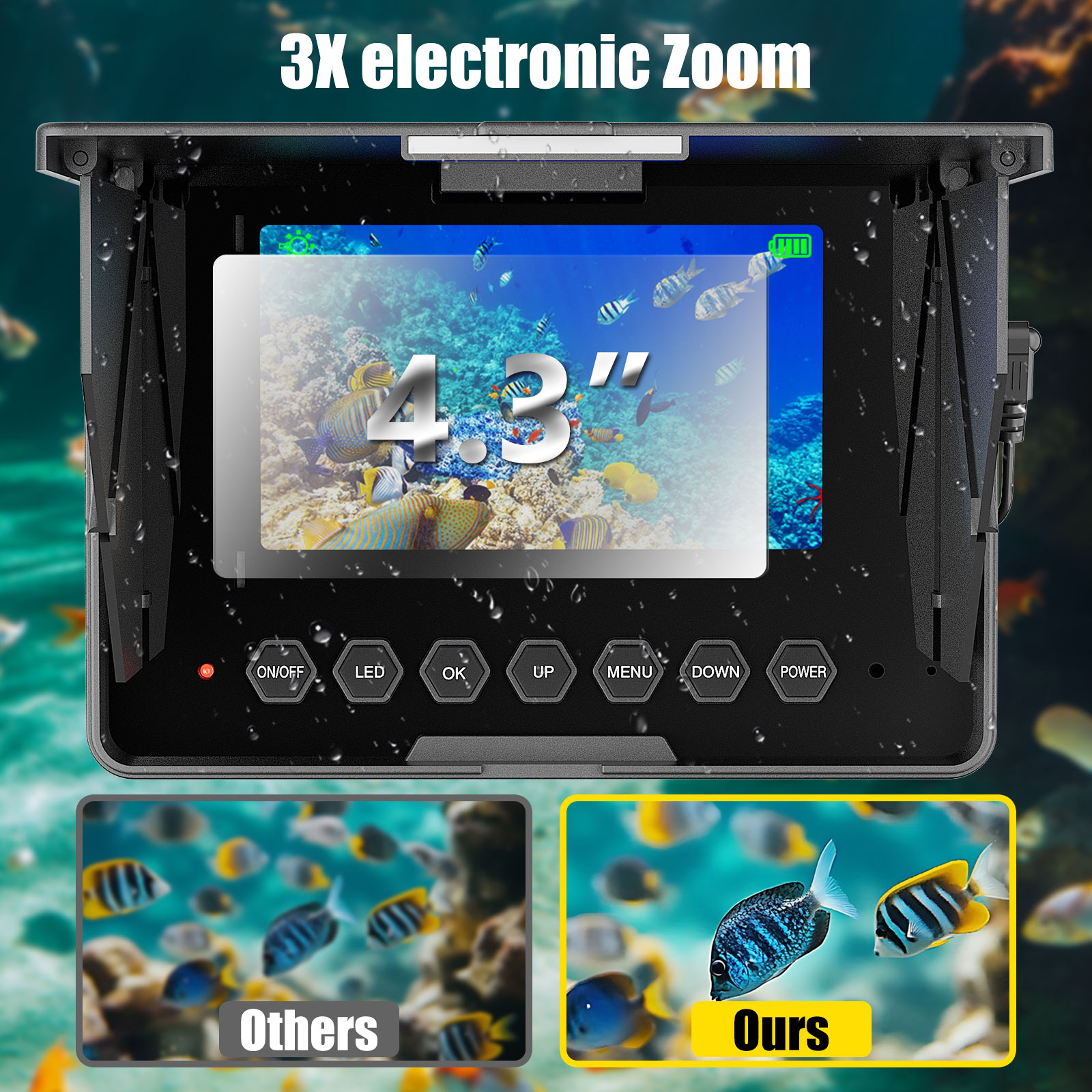 Caméra de pêche sous-marine -  - Fish Finder Battery avis et prix