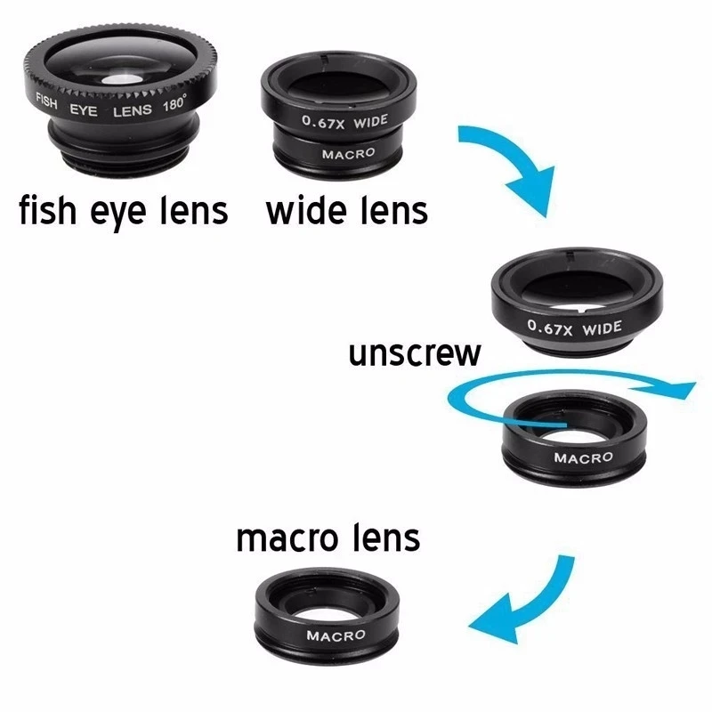Objectif de téléphone 3 en 1 F - Fishing Camera avis et prix
