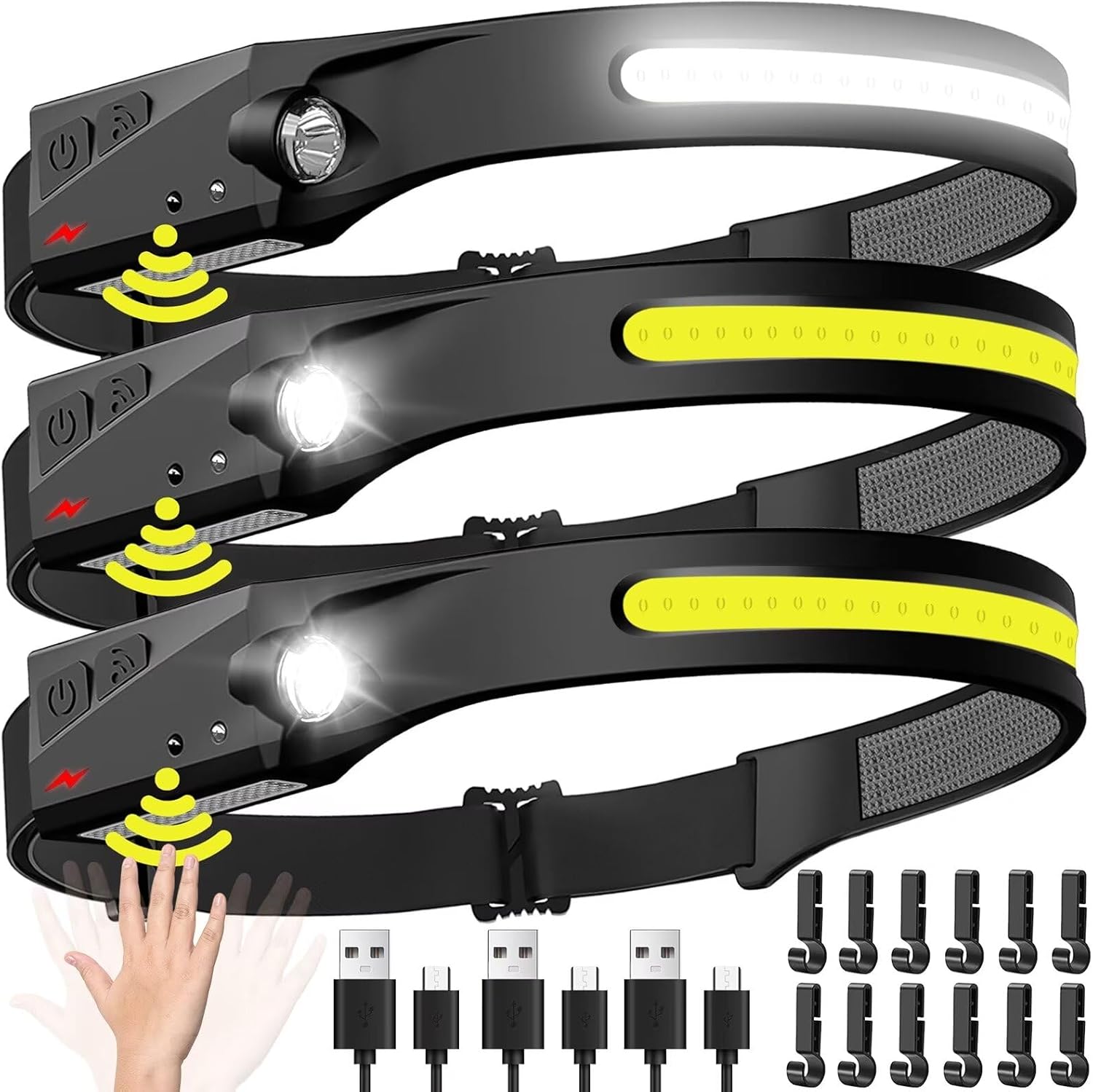 Lampe frontale à capteur LED,  - Fish Finder Battery avis et prix