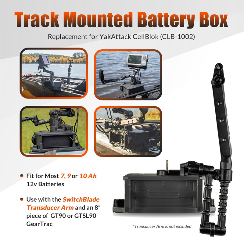 Boîtier de batterie monté sur  - Fish Finder Battery avis et prix